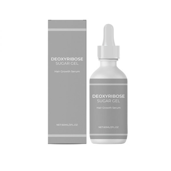 Deoxyribose Sugar Gel Hair Growth Serum, 60ml Hair Thickening Natural Ingredients