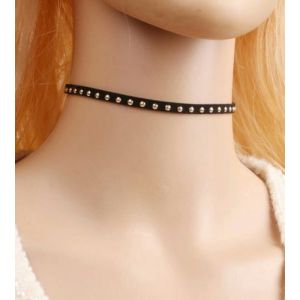 #8046 New Hot Couple Jewelry Pure Black Velvet With Gold-plated necklace #8046 New Hot Couple Jewelry Pure Black Velvet With Gold-plated necklace