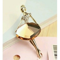 #6000 Hot new Small and simple ballet girl fashion temperament brooch
