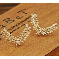 #6001 Korean version of the suit and shirt collar pin brooch wheat Collar buckle