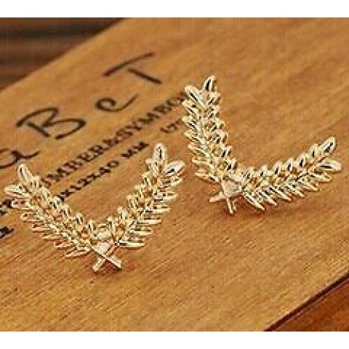 #6001 Korean version of the suit and shirt collar pin brooch wheat Collar buckle