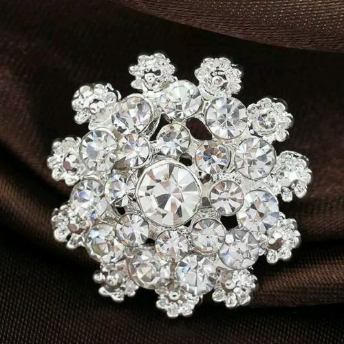 #6006 Charming Jewelry Bouquet Flower Pattern Brooch Pin