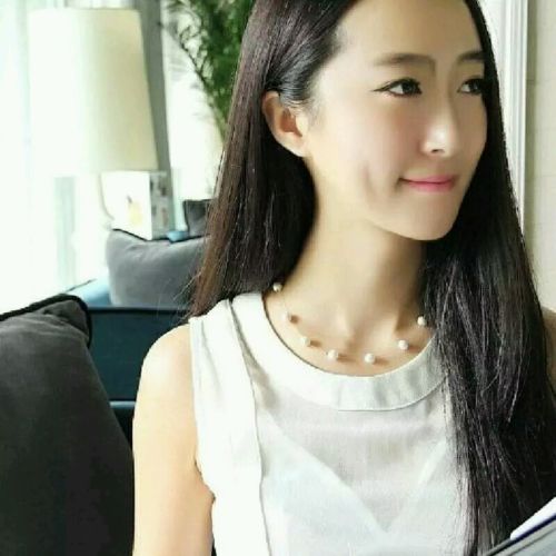#7016 Korean Fashion Wild Lady Than Imitation Pearl Jewelry Necklace Pendant