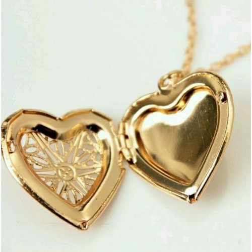 #7026 Latest Heart Shaped Necklace Of Love Can Play pen Photo Pierced Through