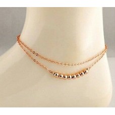 #2019 Simple Gold Chain Anklet Ankle Bracelet Barefoot Sandal Beach Foot