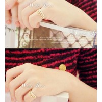 9125 New Style Women Fashion  Korean Jewelry Queen's Blessing Flash Crown ring