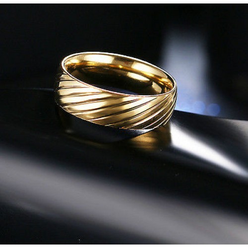 9201 Stainless Steel Rings For Women Surface Twill Fashion Jewelry