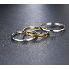 9218 Stainless Steel Rings For Women 1set(3pcs) Free Combination