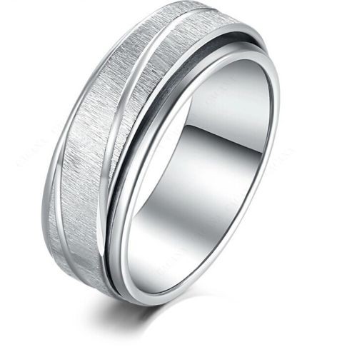 9230 Stainless Steel Rings For Women & Men Double Rotatable Fashion ring