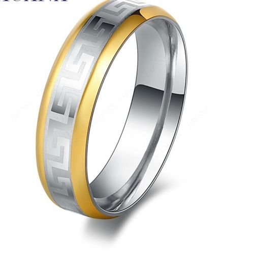 9233 Stainless Steel Ring For Women & man Stainless Steel Surround Pattern ring