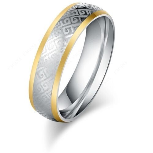 9246 Stainless Steel Rings For Women & Men Exquisite Pattern Fashion ring
