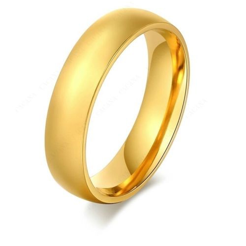 9248 Stainless Steel Rings For Women & Men Gold Plated Elegant Fashion ring