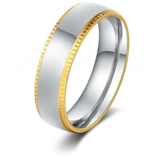 9249 Stainless Steel Rings For Women & Men Clear Smooth Fashion rings