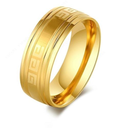 9252 Stainless Steel Rings For Women & Men Gold Plated Fashion ring
