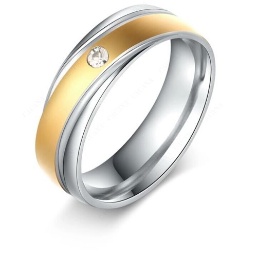 9254 Stainless Steel Rings For Women & Man Gold Plated Fashion rings