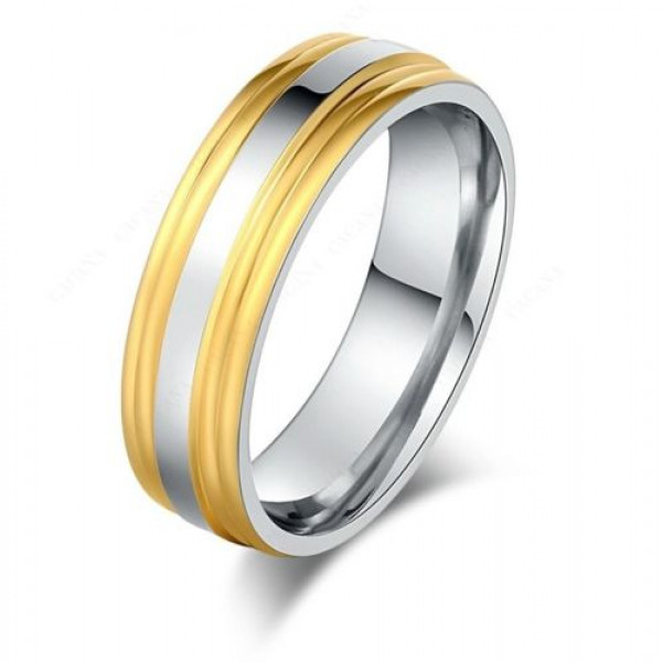 9263Stainless Steel Rings For Women & Men Gold Plated Double Side Fashion ring 9263Stainless Steel Rings For Women & Men Gold Plated Double Side Fashion ring