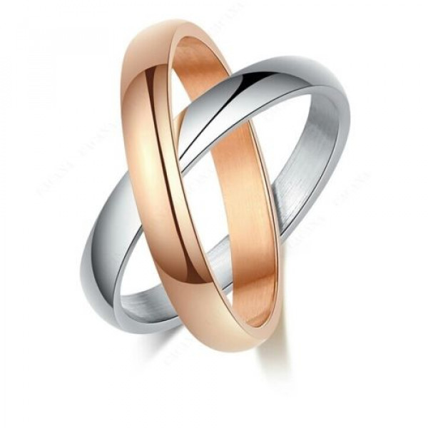 9277 Stainless Steel Rings For Women Combo Fashion Double Rings 9277 Stainless Steel Rings For Women Combo Fashion Double Rings