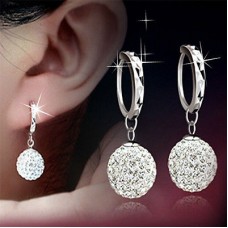 #1196 Women's Sterling Silver Snowflake Stud Earrings Jewelry