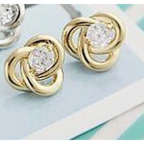 #1213 New Women's Fashion Lovely Cute Rhinestone Stud Earring