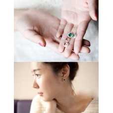 #1243 New fashion female temperament round stud earrings