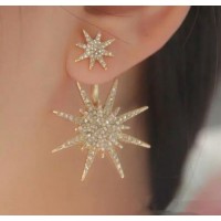 #1252 1 Piece New arrives fashion sunlight imitation Earrings