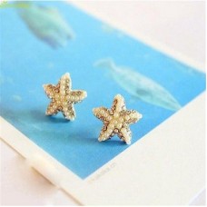 #1273 Women Personality Starfish Charm Stud Jewelry Earring