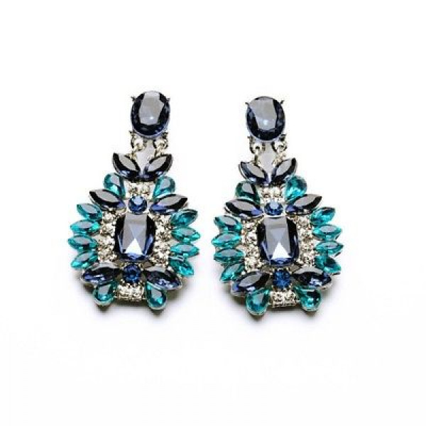 #1314 Shije fashion statement elegant blue stone jewellery factory glossy resin #1314 Shije fashion statement elegant blue stone jewellery factory glossy resin