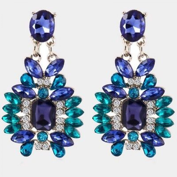 #1315 Shijie fashion statement elegant blue stone jewelry factory glossy resin #1315 Shijie fashion statement elegant blue stone jewelry factory glossy resin