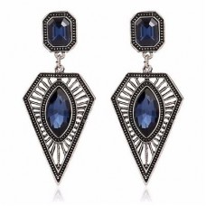 #1326  Temperament Retro Exaggeration Earrings Earrings boucle d'oreille Crystal