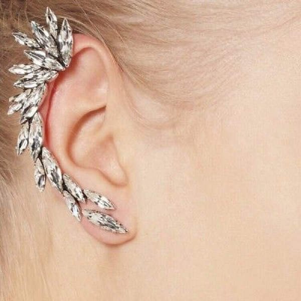 #1327 1pcs Right Ear Clip Fashion Rhinestone Hot Earcuff Jewelry Meniscus #1327 1pcs Right Ear Clip Fashion Rhinestone Hot Earcuff Jewelry Meniscus