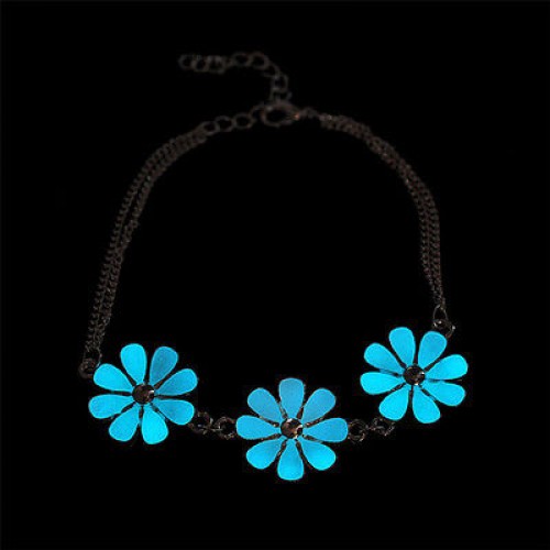 #3062 Floral Women Ladies Night Luminous Jewelry Personality Luminous Bracelet