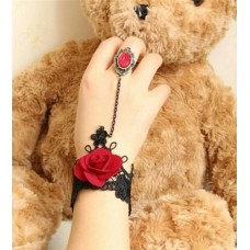 #3063 Goths rose vintage lace bracelet wristband