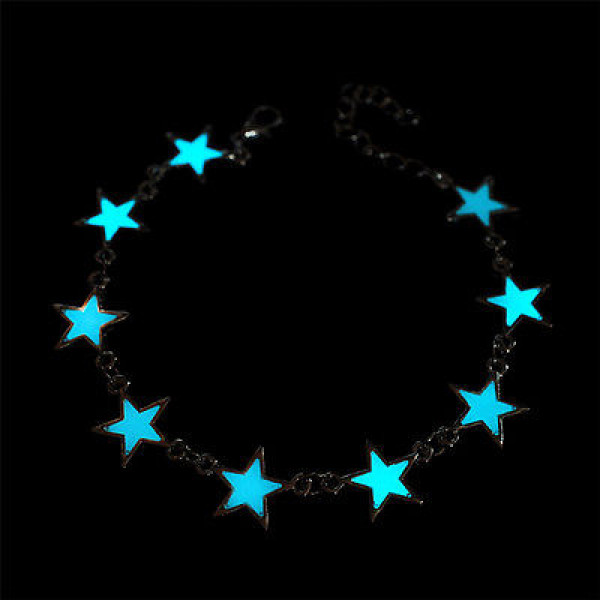 #3068 Star Chain Women Ladies Night Luminous Bracelet #3068 Star Chain Women Ladies Night Luminous Bracelet