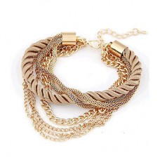 #3086 Fashion rope chain bracelet decoration for girl of six colors hot selling
