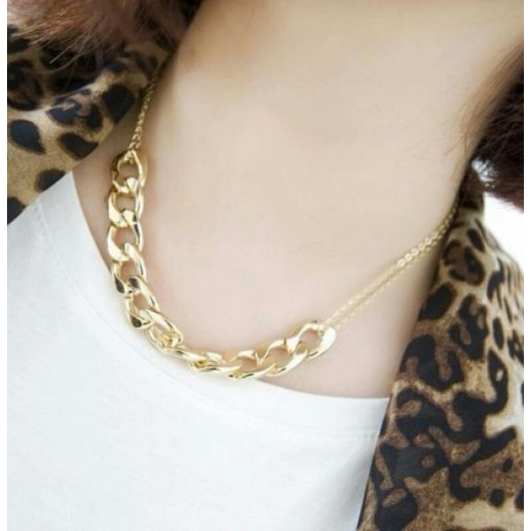 #7073 European and American Fashion punk chain necklace