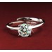 9322  CZ Crystal Rings for women Anel silver Color Wedding Jewelry adjustable Engagement Ring