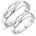 9323 Charm New arrival Free shipping Wedding couple Ring For lover's Wholesale Valentine's Day gift Rings
