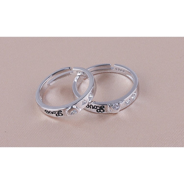 9328 couple Ring for women men Valentine's Luxury silver Color Jewelry gift Spark Promotion Free shippig