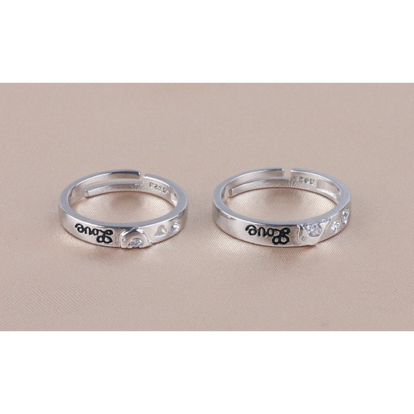 9328 couple Ring for women men Valentine's Luxury silver Color Jewelry gift Spark Promotion Free shippig