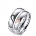 9359 couple ring black rose Xin classic ring titanium steel Korean micro diamond ring