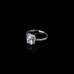 9375Big Studded diamond girl women platinum Engagement Wedding Promise ring