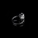 9375Big Studded diamond girl women platinum Engagement Wedding Promise ring