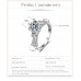 9377 Princess Crown High quality Diamond Titanium Ring 