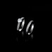9378 2 pcs Platinum Ring wedding engagement proposal promise ring