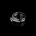 9378 2 pcs Platinum Ring wedding engagement proposal promise ring