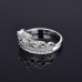 9381 Crown Platinum ring princess Diamond wedding proposal engagement
