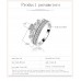 9381 Crown Platinum ring princess Diamond wedding proposal engagement