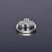 9381 Crown Platinum ring princess Diamond wedding proposal engagement
