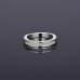 9384 Simple elegant daily use diamond studded Platinum ring 