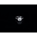 9385 Big Diamond studded daily wear party wedding proposal love Titanium ring